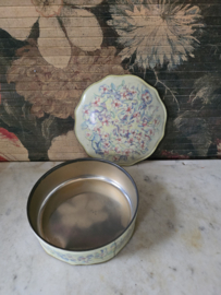 Vintage blikken koektrommel douwe egberts