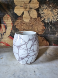 Gemarmerde witte suiker pot Villeroy&boch