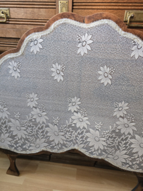 Antiek houten raamhor bloemen XXL