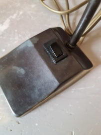 Oude koperen bureaulamp