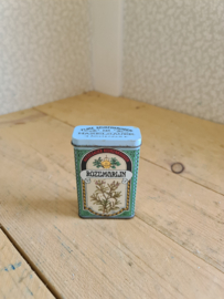 Oud blikje hazelsauer rozemarijn