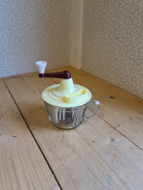 Vintage slagroom klopper whirl mixer daisy
