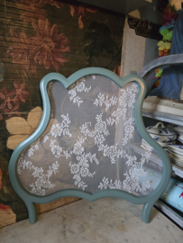 Oude houten raamhor bloemetjes nr65