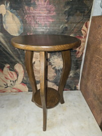 Eiken houten plantentafeltje