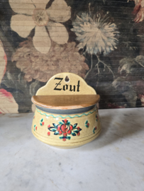 Zoutpot houten deksel Zell Harmersbach