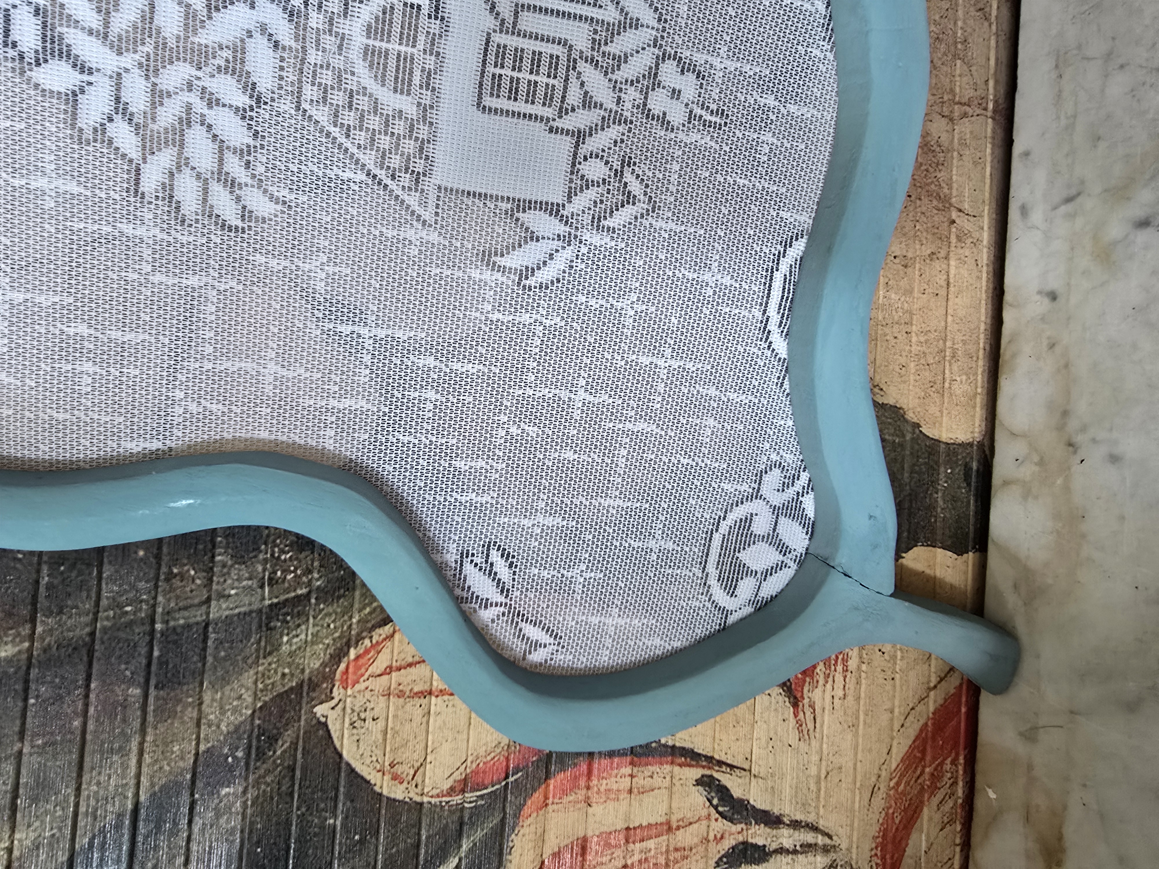 Brocante houten raamhor nr57