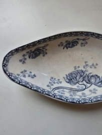 Oud frans beleg schaaltje sarreguemines