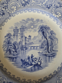 Antiek engels warmhoudbord Rhine