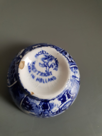 Brandewijn kommetje teadrinker blauw societe ceramique maestricht