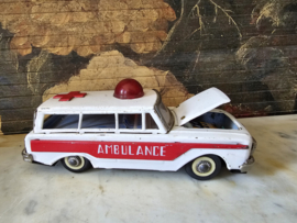 Oud blikken ambulance