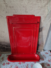 Rood emaille lepelrek