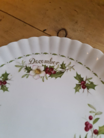 Royal albert taartbord december flower of the month