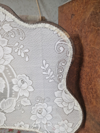 Set antiek houten raamhorren bloemen nr47