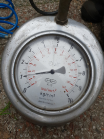 Vintage bandenspanningsmeter drukmeter VDO OTA