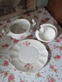 Brocante oude sausterrine rozen