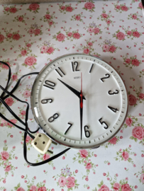 Vintage klok metamec electric