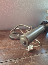 Antiek koperen pianolamp