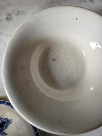 Dekschaal potiche kinderservies petrus regout