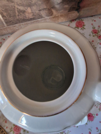 Porseleinen koffiepot roosjes rheinkrone bavaria