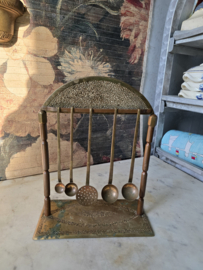 Antiek messing lepelrekje