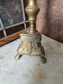 Antiek messing kerkkandelaar