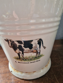 Creme emaille emmer nr1