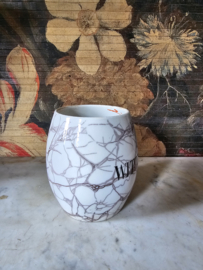 Gemarmerde witte suiker pot Villeroy&boch