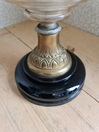 Antiek glazen olielamp nr2