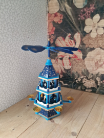 Houten kerst pyramide carrousel