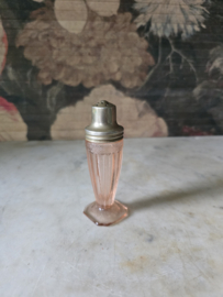 Antiek roze glazen strooier