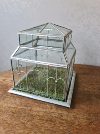 Brocante tuin cloche tuinkastje