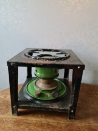 Oude groen emaille petroleum brander Marke Turm