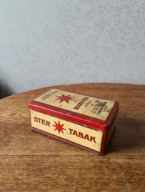 Oud blik rooktabak roode ster