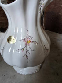 Brocante lampetstel roze bloemetjes