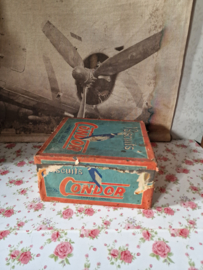 Antiek winkelblik condor biscuits