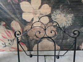 Brocante metalen kookboek standaard