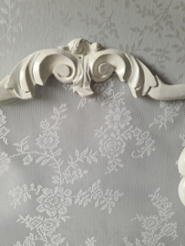 Brocante oude houten raamhor bloemetjes
