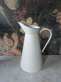 Creme emaille waterkan
