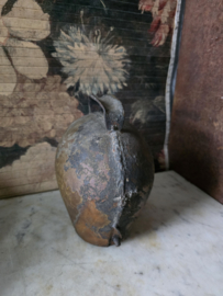 Grote oude ijzeren koeienbel koebel