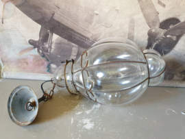 Oud glazen venetiaanse hanglamp