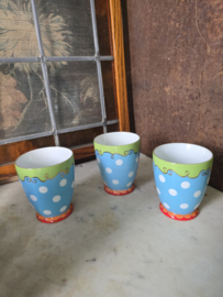 Mok blauw oilily polkadot servies