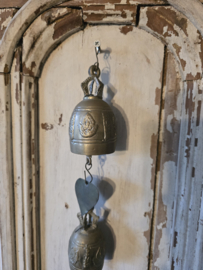 Antiek messing tempelbellen
