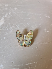 Sjaal clip parelmoer vlinder
