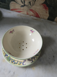 Fruittest met onderbord plateel plazuid