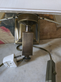 Messing wandlamp