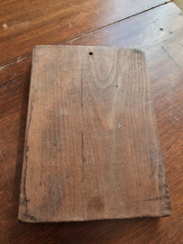 Antiek houten koekplank kat