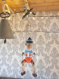 Houten marionet pinokkio pop