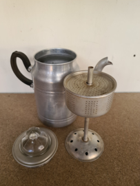 Oude pruttelpot glazen knop