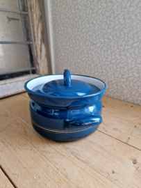 Petrol blauw emaille pan nr2