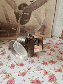 Antieke luxor carbid fietslamp